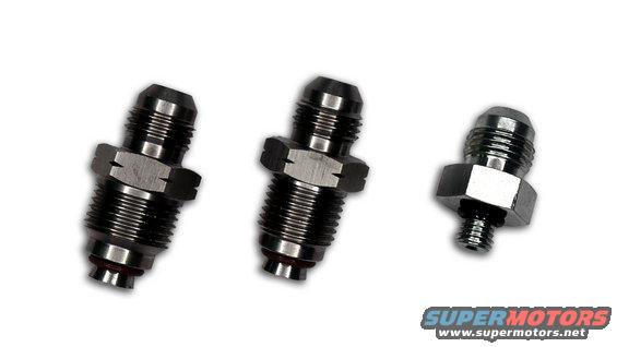 Three metal fittings of varying sizes, one smaller than the others