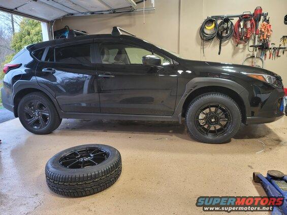 Front Sparco, rear OEM