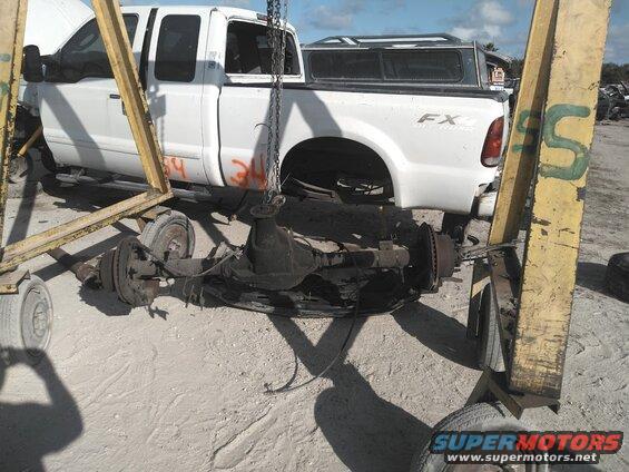 10.5" rear axle from a Superduty i got cheap from LKQ