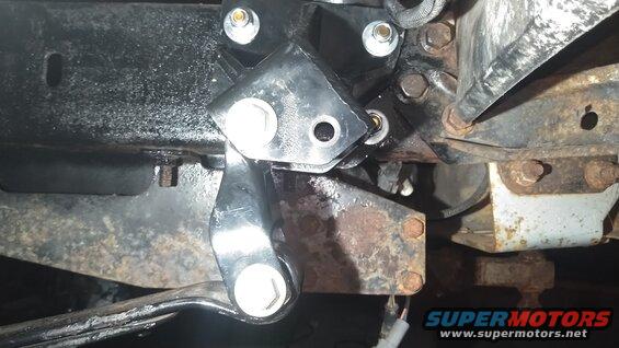 4.5" Shackle flip kit on rear leaf springs. 
Light Duty F250 leaf springs for 3" lift with same spring rate as bronco
2" Block kit

Did have to cut out some metal of the shackle flip to install due to bumper mounts