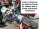 1995 Ford F-150 - Aftermarket nuts included with bed bolts are crimped too much. If they're simply installed, they'll spin in their U-clips. To prevent that,…