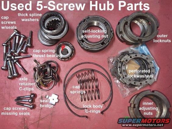 hubpts5org23.jpg Used 5-Screw Auto Hub Lock Parts
IF THE IMAGE IS TOO SMALL, click it. [url=https://www.ebay.com/sch/i.html?_ssn=untod]Also available via eBay.[/url]