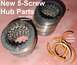 New 5-Screw Auto Hub Lock 1-piece (thick) Spline Washers & C-clips made of AR steel
IF THE IMAGE IS...