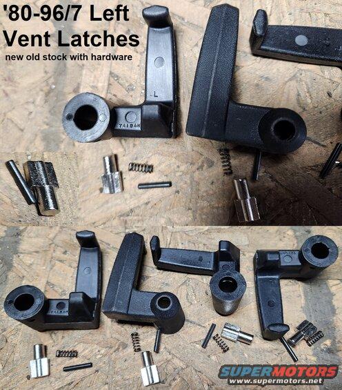 venthandlelnos.jpg '80-96/7 Left Vent Window Latches (NOS)
IF THE IMAGE IS TOO SMALL, click it.