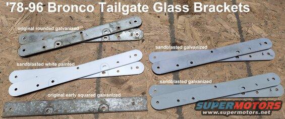 tgglassbrkts22.jpg '78-96 Bronco Tailgate Window Brackets
IF THE IMAGE IS TOO SMALL, click it.