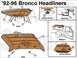 '92-96 Bronco Headliners
IF THE IMAGE IS TOO SMALL, click it.

 1 - Roof Trim Panel - 51944
 2 -...