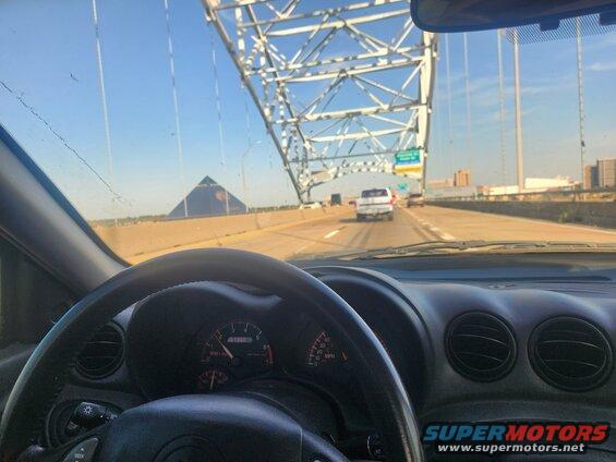 A friend needed a ride from Memphis (Arlington) to Little Rock, AR, to buy a truck for his son, so we took the Grand Am. It had no trouble going 180 miles in ~2.5 hours with the cruise around 90mph, or on the way back, going slower for the older truck. It made the whole trip on less than a tank, getting close to 28 MPG.
