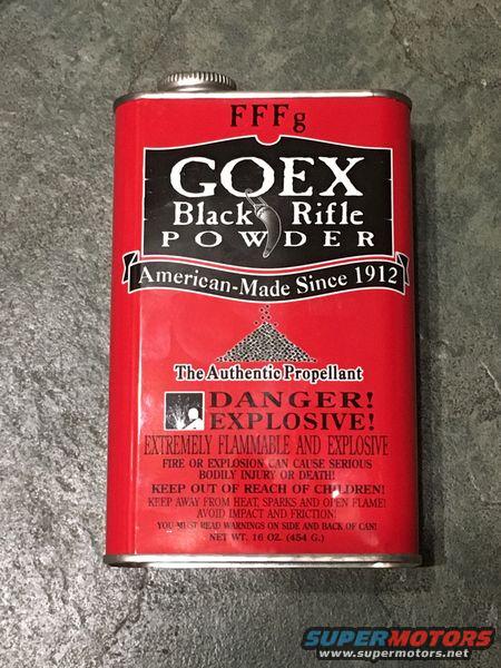 Goex Black Powder FFFg