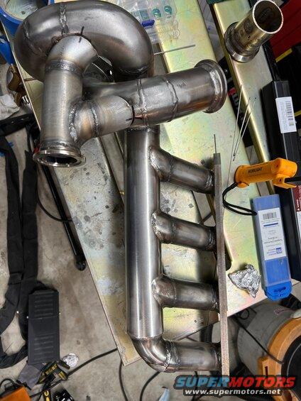 8-tacked.jpg Tacked the pipe in place. Looked like I had access to all the weld joints. Turned out to be tougher than I thought.