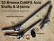 Dana 44IFS TTB Axle Shaft Set with factory U-joints
IF THE IMAGE IS TOO SMALL, click it.
Clearco...