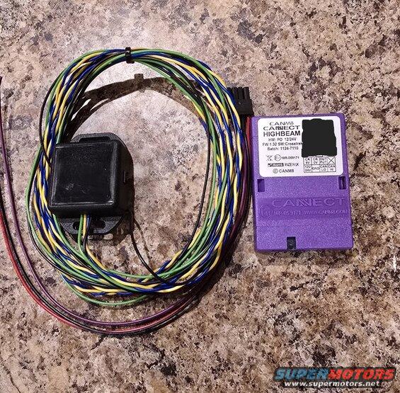 screenshot_20241206_172939_gallery.jpg CANM8 HIGHBEAM MODULE 
Allows accessory lighting to come on with high beams, on CAN vehicles. Will be connected to "roller" switch to activate