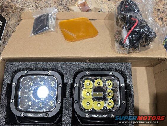 20241206_172621.jpg AuxBeam XP-ULTRA Series 5 Inch 110W 11000LM White/Amber LED Driving Lights Pods Light 