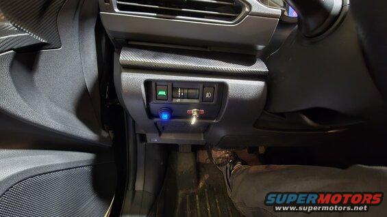 20241221_170024.jpg Toggle switch (right) ties into a CANM8 highbeam module, so Auxbeam driving lights come on with highbeams. Toggle switch to the left, is linked to the LED rocker switch allowing on/off.
. 

The upper switch, is in the shape of a lightbar, and controlls the BajaDesigns lights on the bottom of light bar.
