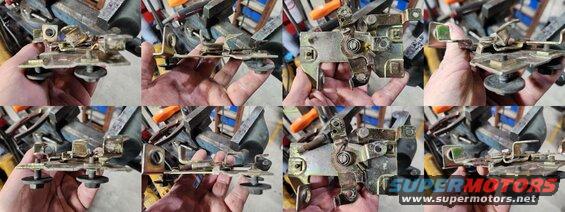 remrpr1.jpg Remote Repair
IF THE IMAGE IS TOO SMALL, click it.

The top row is before (BENT); the bottom row is the same views after the lever has been straightened.