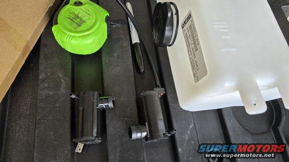 20260308_125343.jpg OEM vs trexflow motor comparison. Same size, just need to swap over for wiring ease