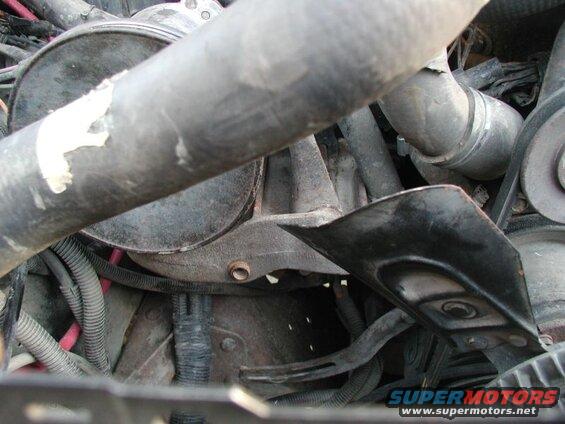 Remove the old alternator.