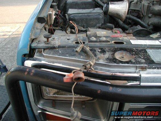 Remove the original tape to expose all the wires.