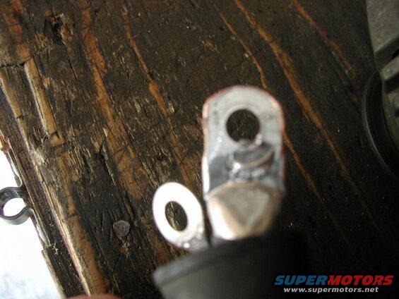 Then did some dremel work to the outside of the lug to make it fit.