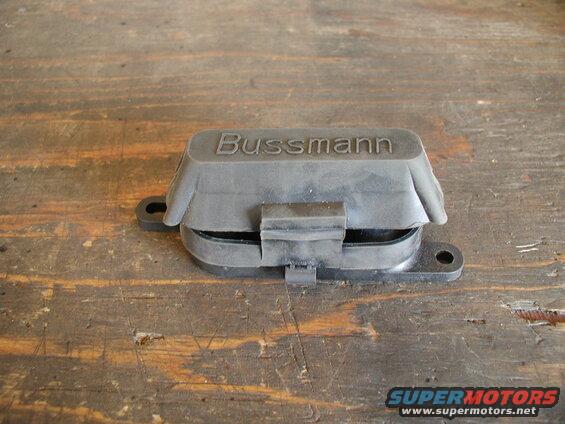 The HMEG fuse holder.