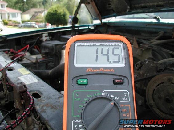 Fan on hi, wipers on, and hi-beams on.