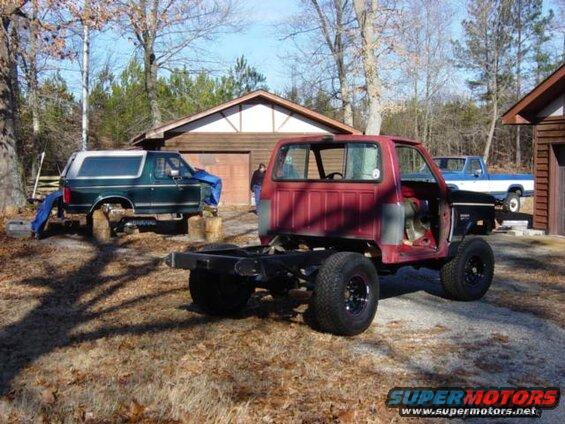 Chuck: Supermotors Page / Thread on FSB - 87/91 F-150 cab swap in the making / Supermotors Page - Chassis Assembly