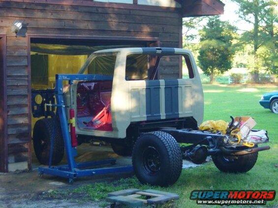 Chuck: Supermotors Page / Thread on FSB - 87/91 F-150 cab swap in the making / Supermotors Page - Chassis Assembly