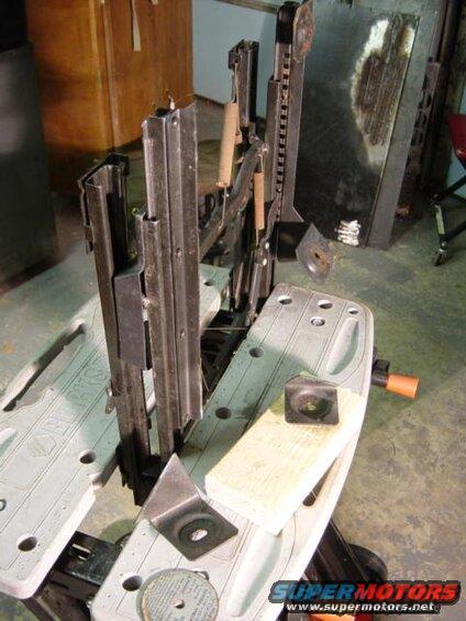 Chuck: Supermotors Page / Thread on FSB - 87/91 F-150 cab swap in the making / Supermotors Page - Chassis Assembly