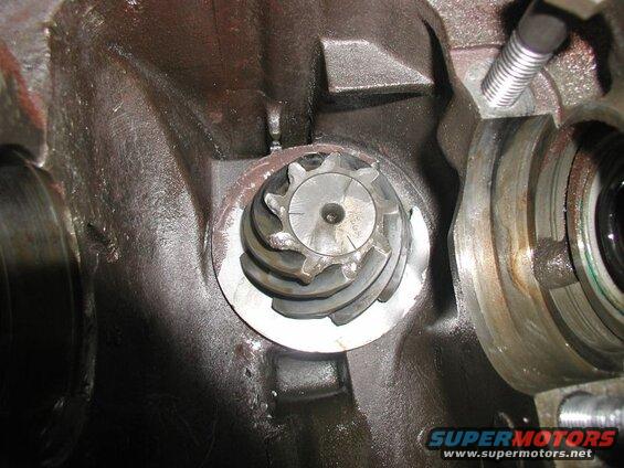 I didn't have time to get the pinion out.