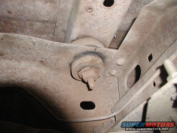 I also noticed the rear body mount was toast. Good thing I've been planning on changing them.