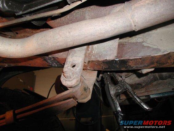 Cracks drilled and welded.