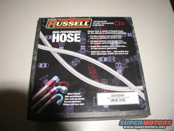 Box of Russell High-Performance Hose