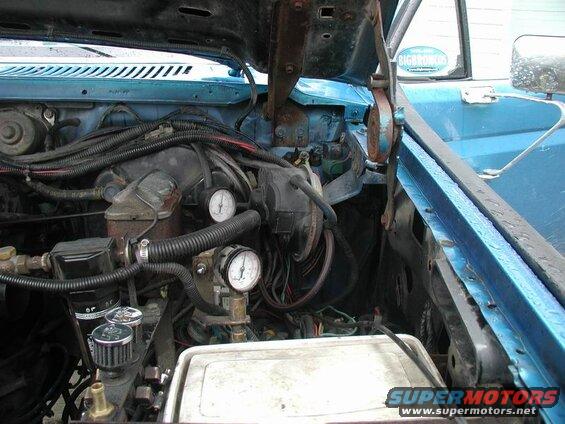 Here are a few pictures of how the system looks under-hood: