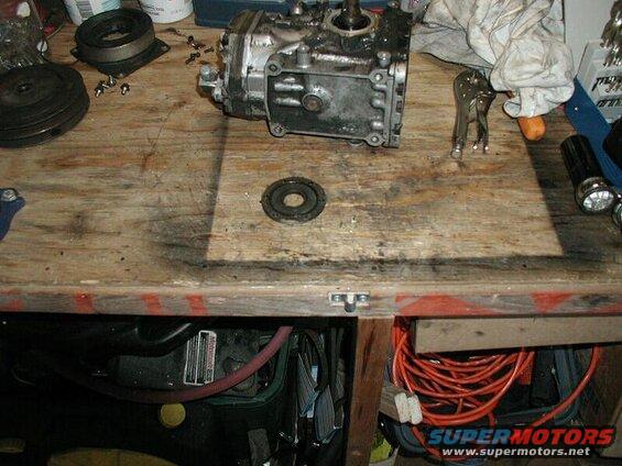 Remove the 6 seal plate screws (1/4" socket) and remove the plate.