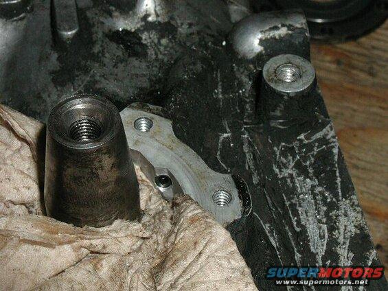 Insert a 10-32 set screw.
