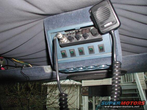I made it hold the CB radio and the auxillary light switches.