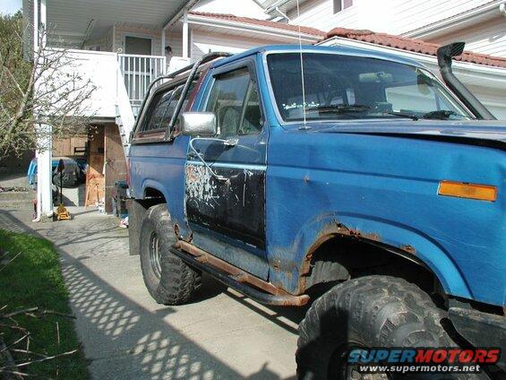 Side molding removed.