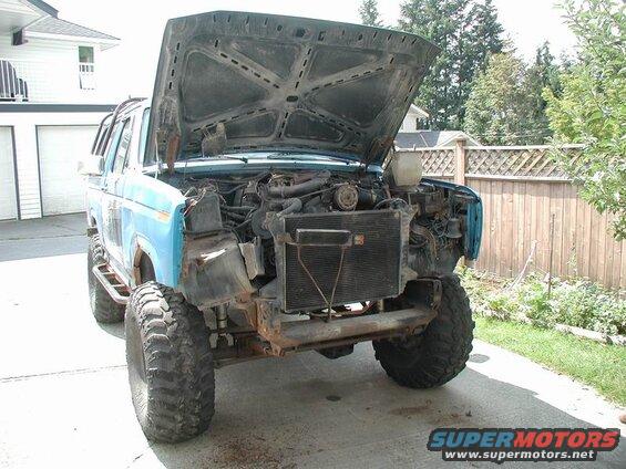 What was left of the left body mount hardware.