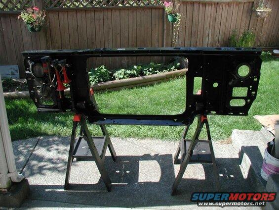 The new radiator support ready for install.