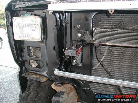 Started the day by mounting the plug for my jumper cables.