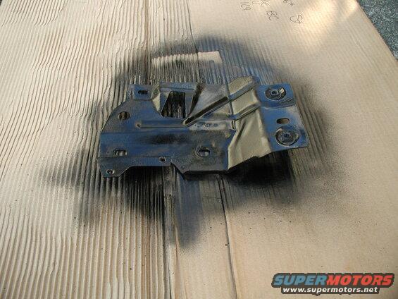 The charcoal canister support all painted up.
