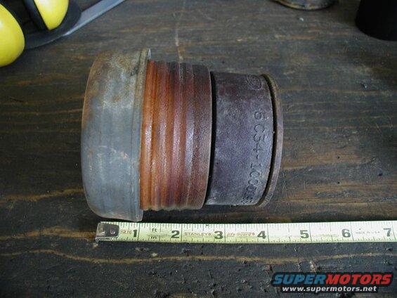 Upper and lower together, 3 3/4".