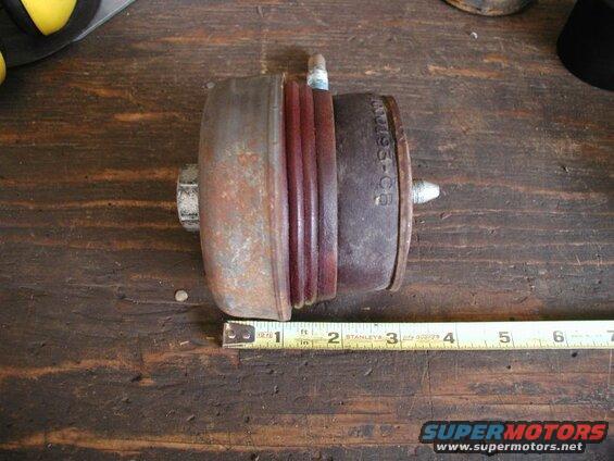 With a bolt threaded in all the way, the bushings compress to 3".