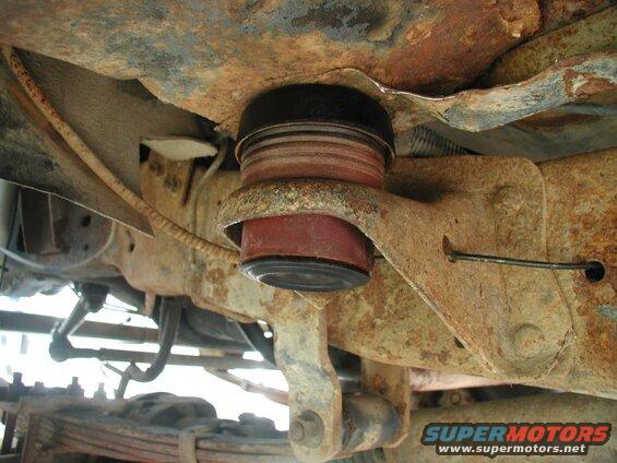 The left side ready to be tightened.