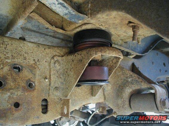 The left side ready to be tightened.
