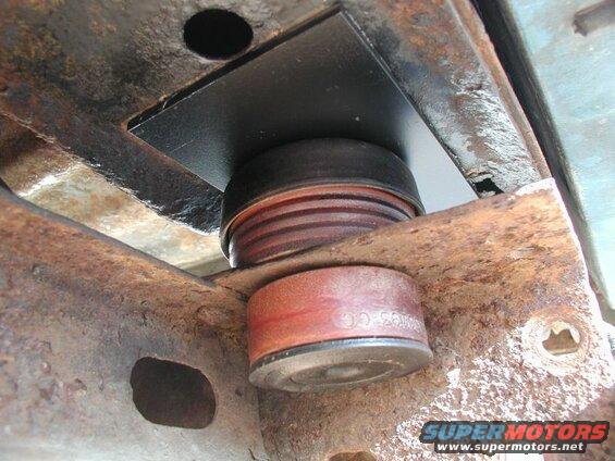 The right side ready to be tightened.