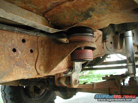 The right side ready to be tightened.