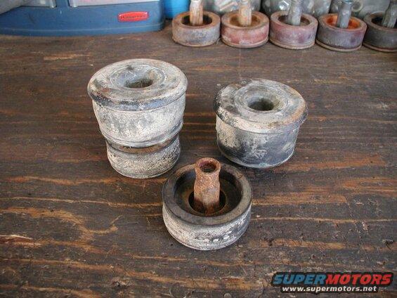 Center cab mounts off the Super Duty crew cabs. Not sure what years, but '03 + for sure.