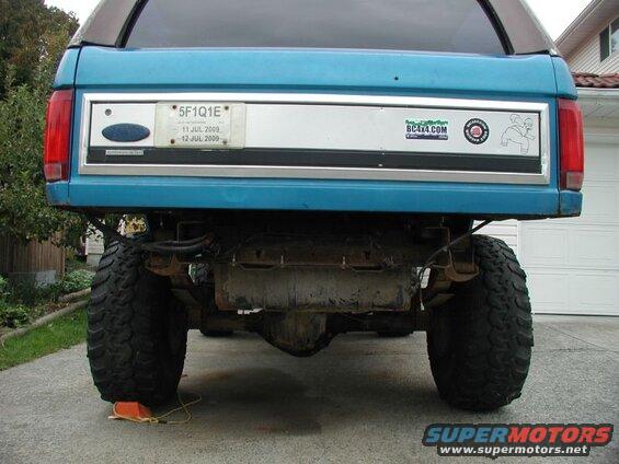 Front and rear finally looking as they should.