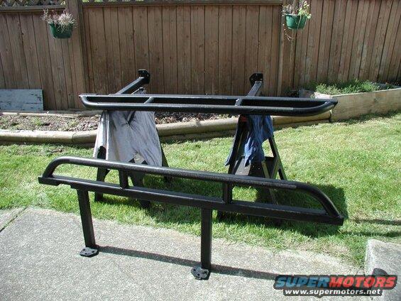 Got the rocksliders re-painted and some no-skid tape on top of the tubes.