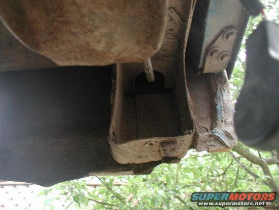 Close up of the right rear fender.